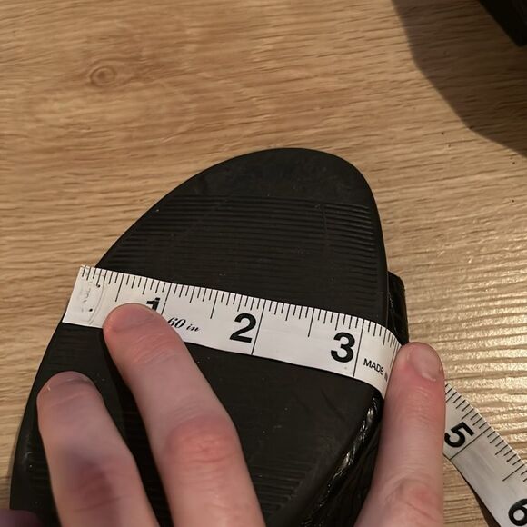 SAS Tripad Comfort USA Women’s Size L6 Glossy Black Leather Ankle Strap Sandals - Picture 10 of 15